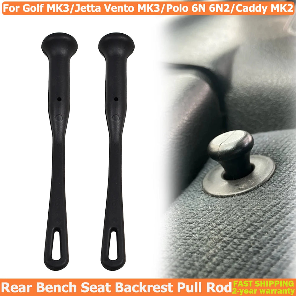 Par de varillas de liberación del respaldo del asiento trasero para VW Golf MK3 Jetta Vento Polo Caddy 1H0885683