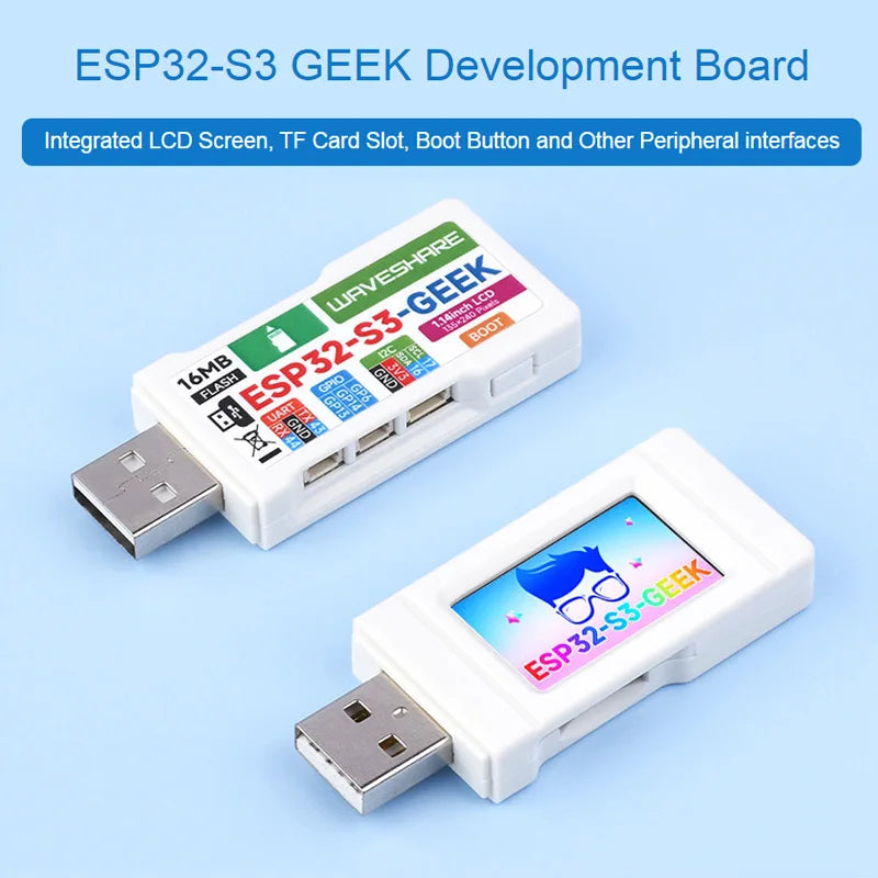 ESP32-S3 GEEK Development Board &ndash; Versatile WiFi and Bluetooth Connectivity