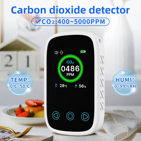 3 In 1 Air Quality Meter CO2 Temp Humidity &ndash; Voice Alarm
