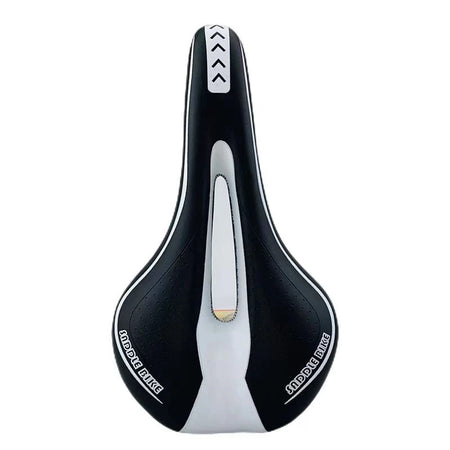 Extra Soft Gel MTB Bicycle Saddle with Hollow Ventilation Design A Black White
