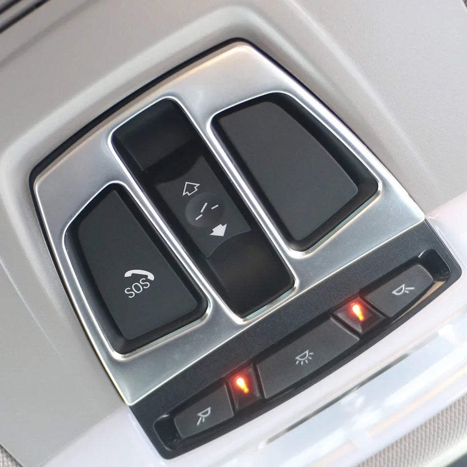 Рамка для подсветки чтения BMW X1 F48, отделка из нержавеющей стали