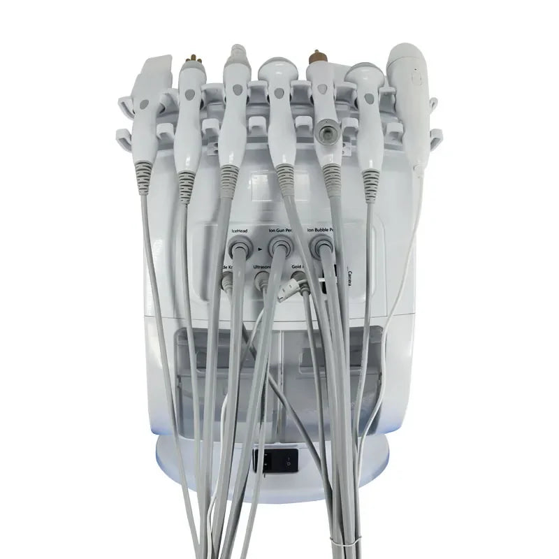 7 I 1 Hudanalysator RF Score Oxygen Spa Maskine Isblå