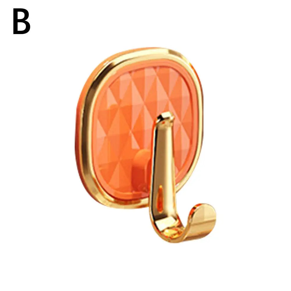 Luxury Punch-Free Wall Hooks &ndash; Strong Sticky Design for Easy Installation B