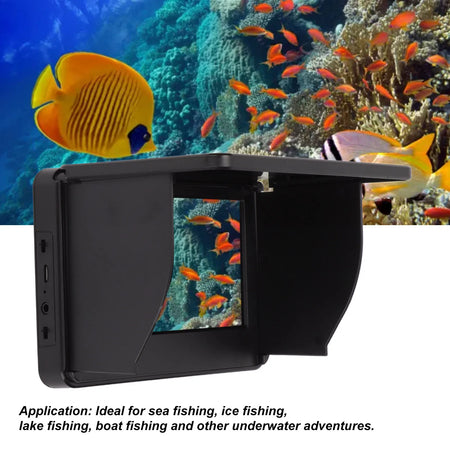 Underwater Fish Finder with 20m Cable &amp; 5.0in Display - IP67 Waterproof
