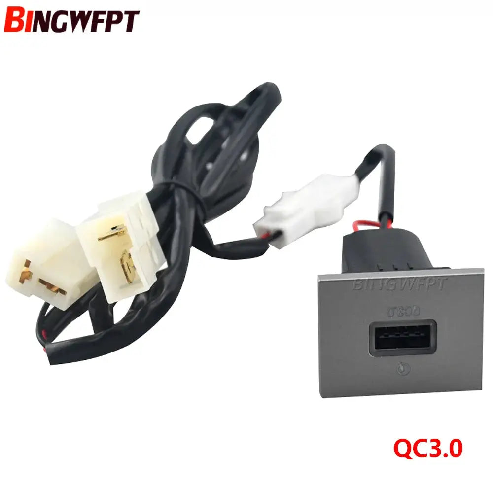 12V/24V Car USB Charger PD Quick Charge QC3.0 Auto Phone Charging Adapter Button For Ford Focus 2 MK2 2009 2010 2011 Accessories by InterCyprus Trading Ltd