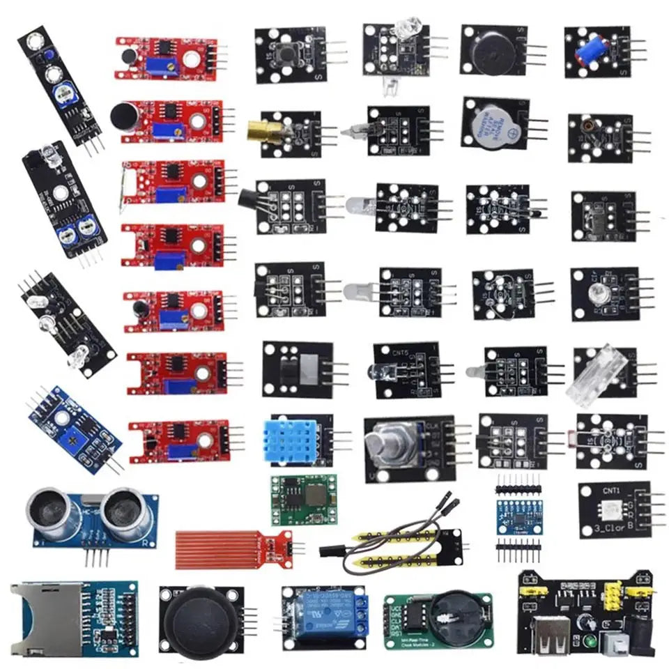 For Arduino 45 in 1 Sensors Modules Starter Kit &ndash; Extensive Range of Sensors