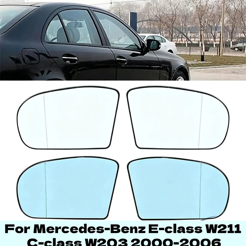 Heated Rearview Mirror Glass for Mercedes-Benz W203 W211 by InterCyprus Trading Ltd