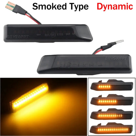 2pcs Flowing Dynamic LED Turn Signal Lights Side Marker Indicator Blinker For BMW X5 E53 1999-2006 E36 63132492179 63137164491 by InterCyprus Trading Ltd