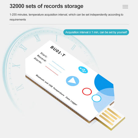 JUANJUAN USB Data Logger &ndash; Bluetooth Temperature Monitoring