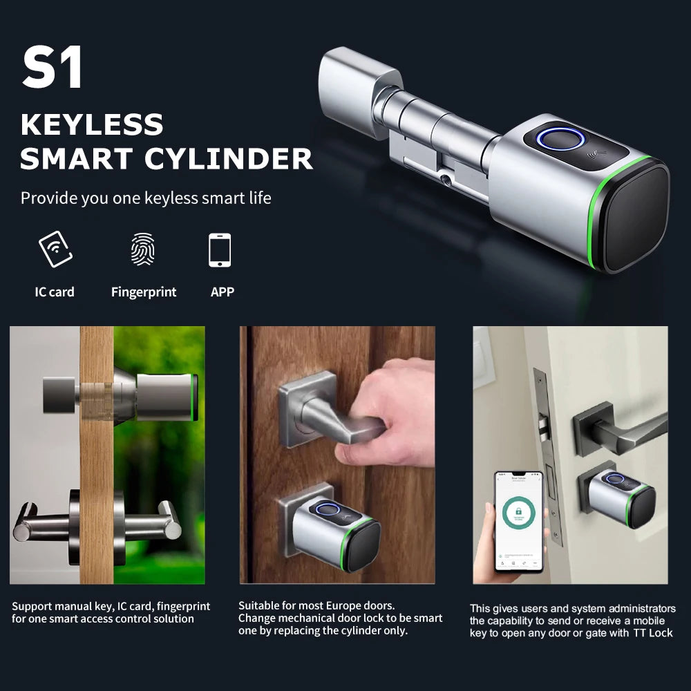 Tuya BLE Smart Electronic Door Lock &ndash; Biometric Unlock