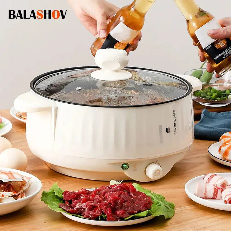 1.7L Multicooker Single Double Layer Rice Cooker Nonstick