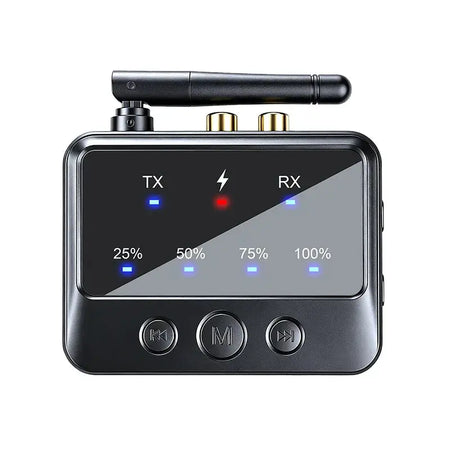 KEBIDUMEI 2 In 1 Audio Bluetooth 6.0 Receiver Transmitter Hi-Fi 3.5mm Jack 2RCA Bluetooth Adapter For Car Speaker PC by InterCyprus Trading Ltd