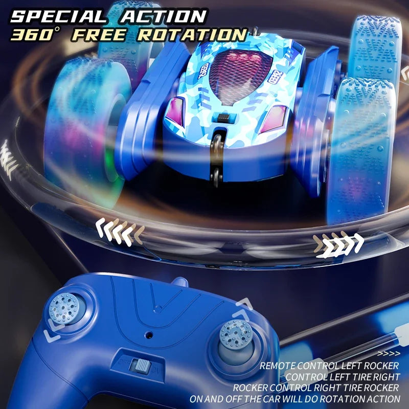 RC Stunt Car &ndash; Double Sided Flip And 360 Rotation Off Road