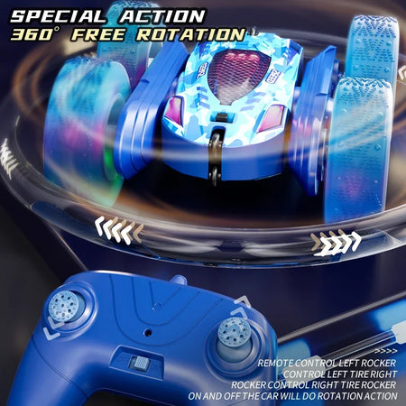 RC Stunt Car &ndash; Double Sided Flip And 360 Rotation Off Road