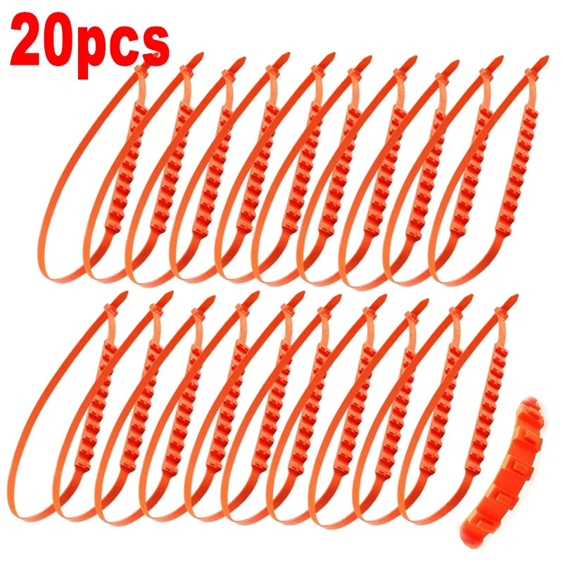 Disposable Anti-Skid Straps for Tires &ndash; Snow Traction 20pcs