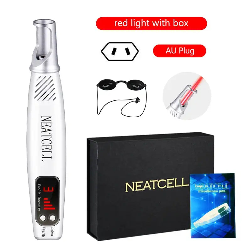 Picosecond Laser Pen For Scar Removal Blue Light Therapy pim-red-with-box-AU