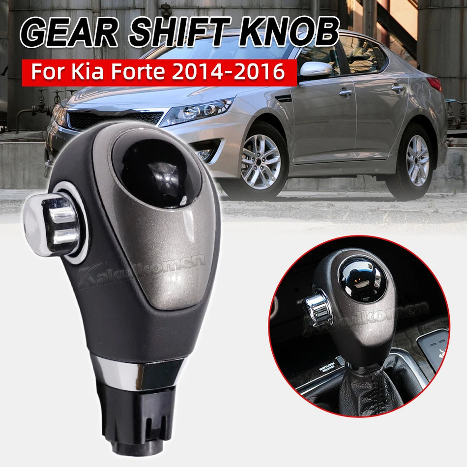 Mânere schimbător de viteze din piele ABS pentru Kia Forte 2013-2017, Optima K5 2011-2013