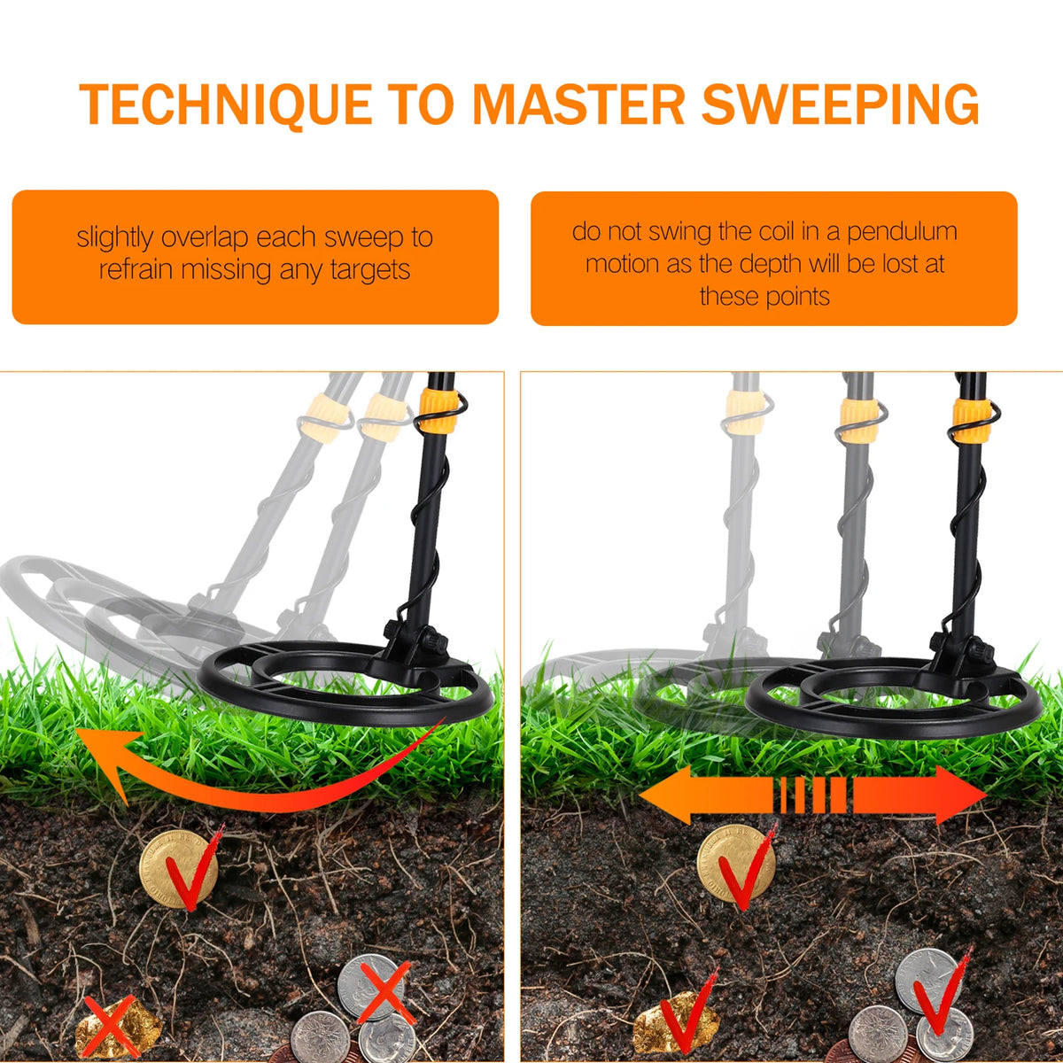 MD930 Metal Detector &ndash; LCD Display High Sensitivity