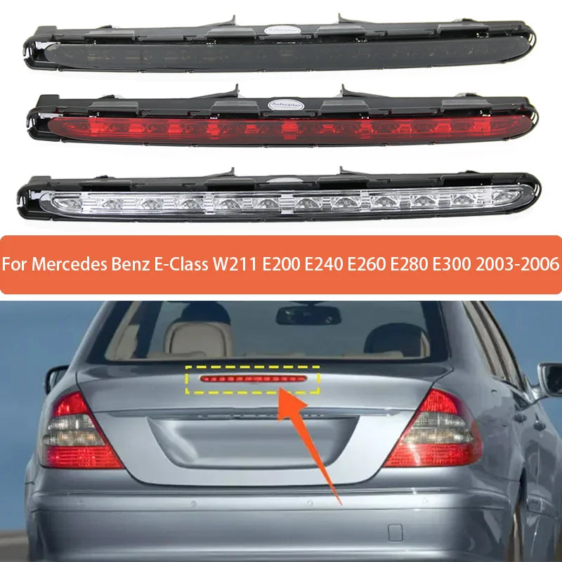 Lampa de frână montată înalt ABS pentru Mercedes-Benz W211 E200 E240 E260 E280 E300