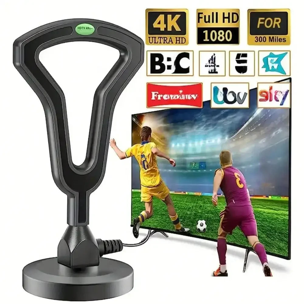 Digital HD TV Antenna &ndash; Strong Magnetic Base Indoor Outdoor