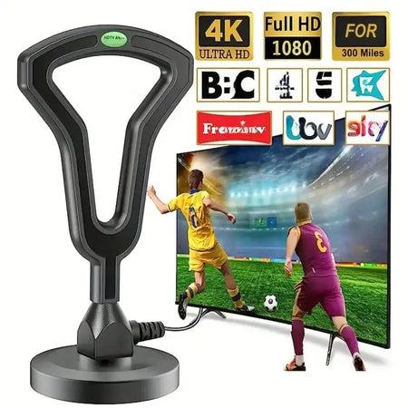 Digital HD TV Antenna &ndash; Strong Magnetic Base Indoor Outdoor