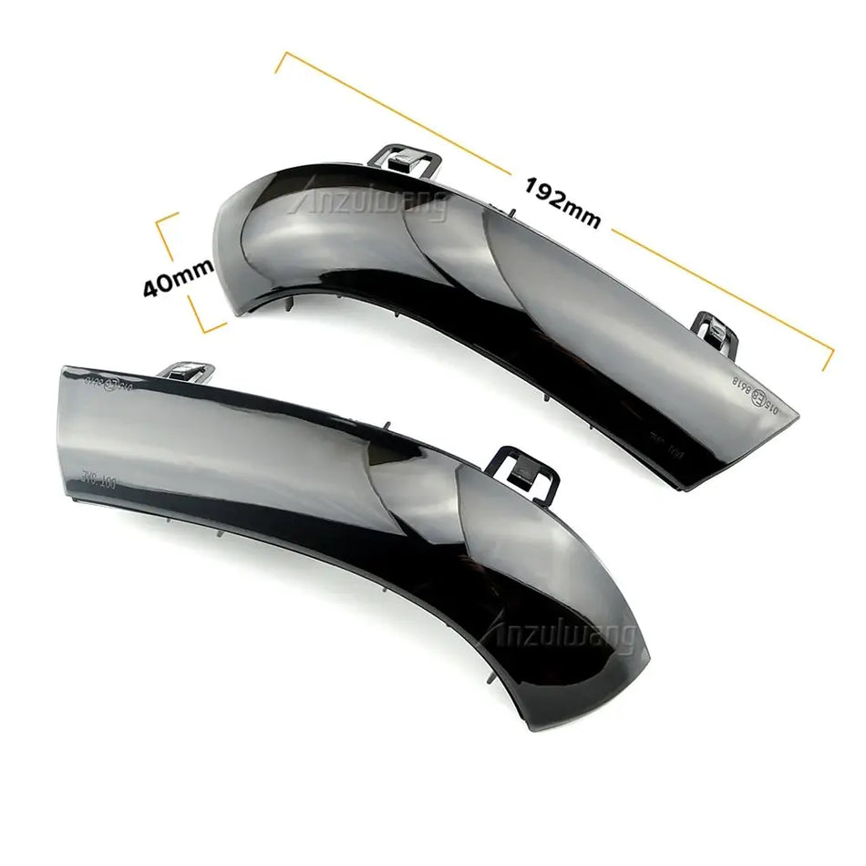 Black LED Mirror Turn Signals for VW Golf 5 MK5 Jetta Passat B6 EOS by InterCyprus Trading Ltd