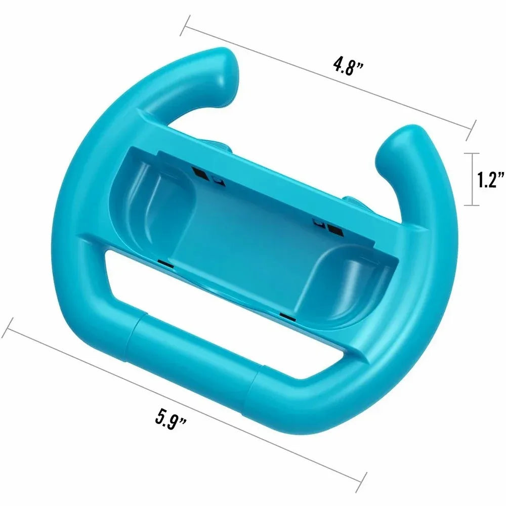 Gaming Racing Steering Wheel Grip For Nintendo Switch OLED &ndash; Enhanced Control And Comfort