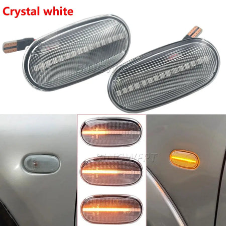2xCar LED Turn Signal Lamp For Mitsubishi Triton L200 2005-2015 Pajero Montero Sport Nativa 2008-2016 Side Marker Blinker Light by InterCyprus Trading Ltd