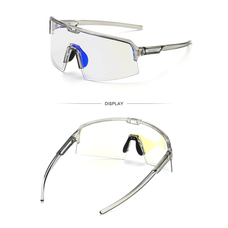 ELICIT Photochromic Sports Cycling Glasses &ndash; Anti-Glare and UV Protection