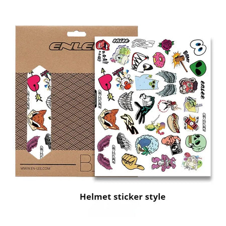 ENLEE bike decals perfect for frames and helmets scratch-proof removable protective stickers ideal for road and mountain bikes by InterCyprus Trading Ltd