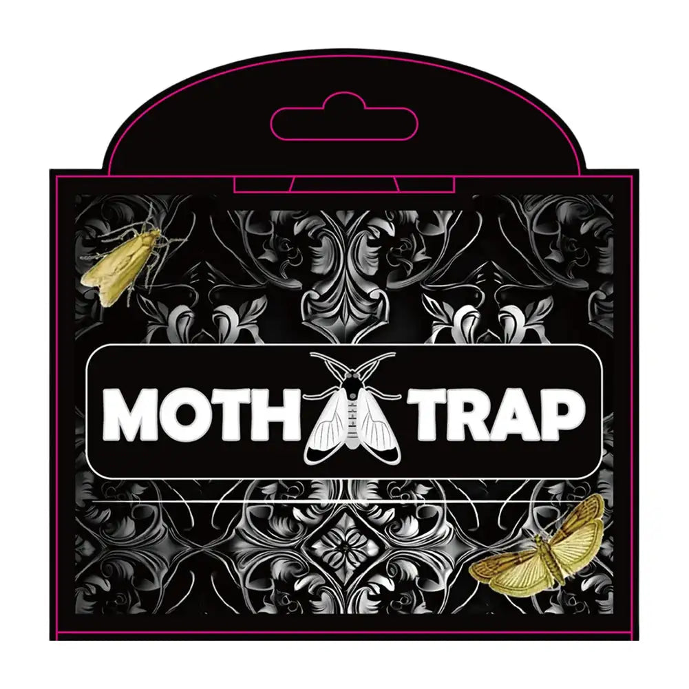 5Pcs Moth Pheromone Traps For Closet Pantry Kitchen Clothes Black Pattern