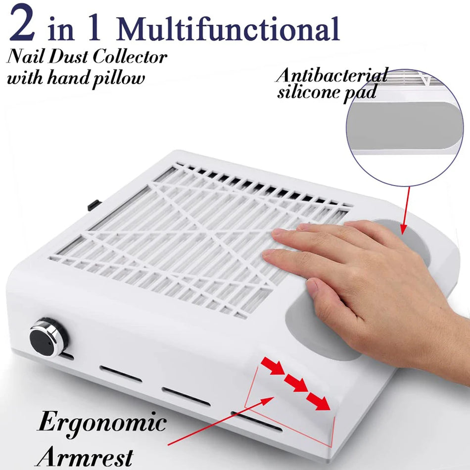 AVL-003 Nail Vacuum Cleaner &ndash; Reusable Filter For Nails