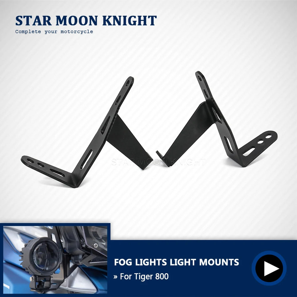 Supporto luci LED Triumph Tiger 800 XCX XRX per fari fendinebbia ausiliari 2010-2022