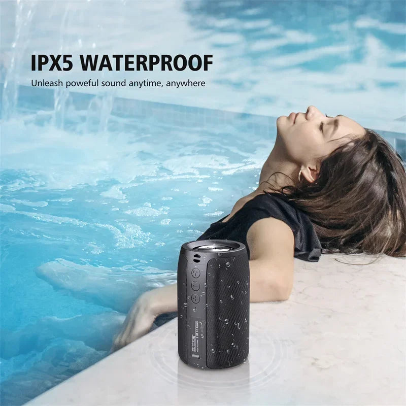 ZEALOT-S32 Waterproof Portable Bluetooth Speaker with TF Card &amp; AUX Support