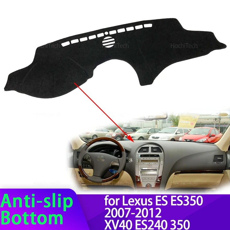 Dashboardmat Cover voor Lexus ES ES350 ES240 2007 2012 XV40 Zonnescherm