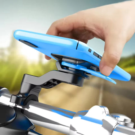 Motorcycle Bike Phone Holder &ndash; 360 Degree Rotatable Design