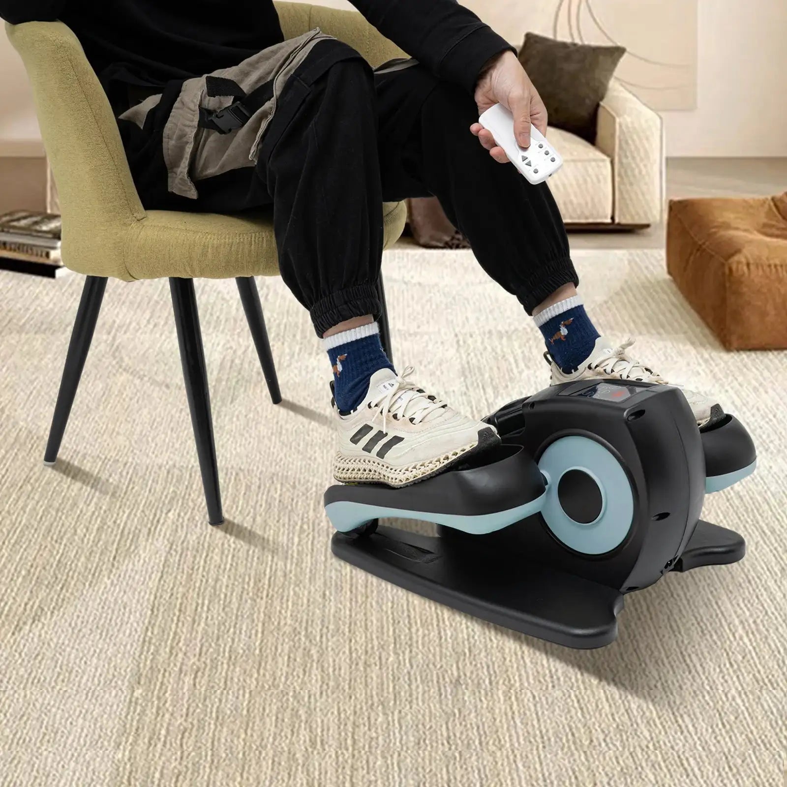 Foot Pedal Exerciser Elliptical Trainer &ndash; LCD Display