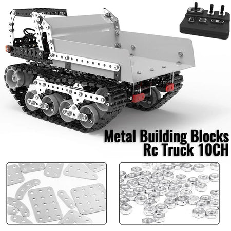 Metal Building Blocks RC Truck 10ch Dump &ndash; Sturdy Build