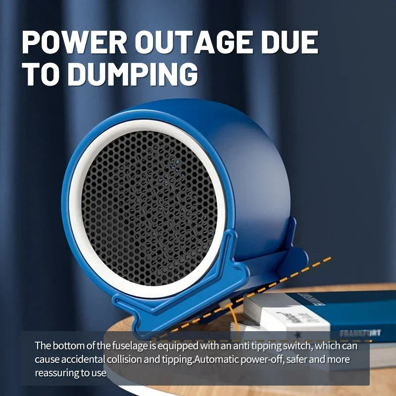 Desktop Heater Quiet Energy Saving Quick Heat Home Office