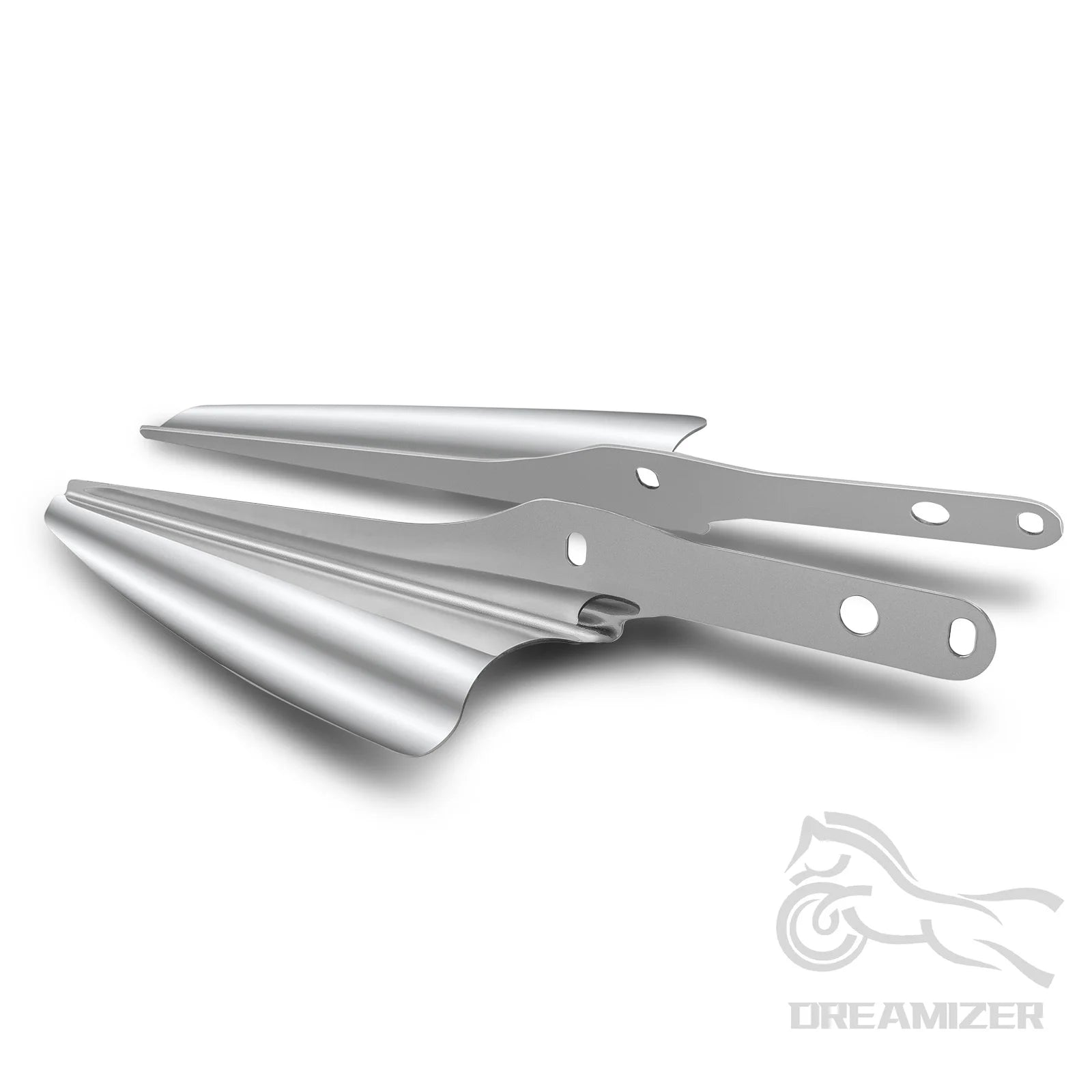 Chrome Fork Front Wind Deflector &ndash; Durable Chrome Finish Default Title