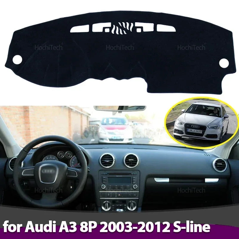 Anti Slip Dashboard Cover For Audi A3 8P S Line Sunshade Mat
