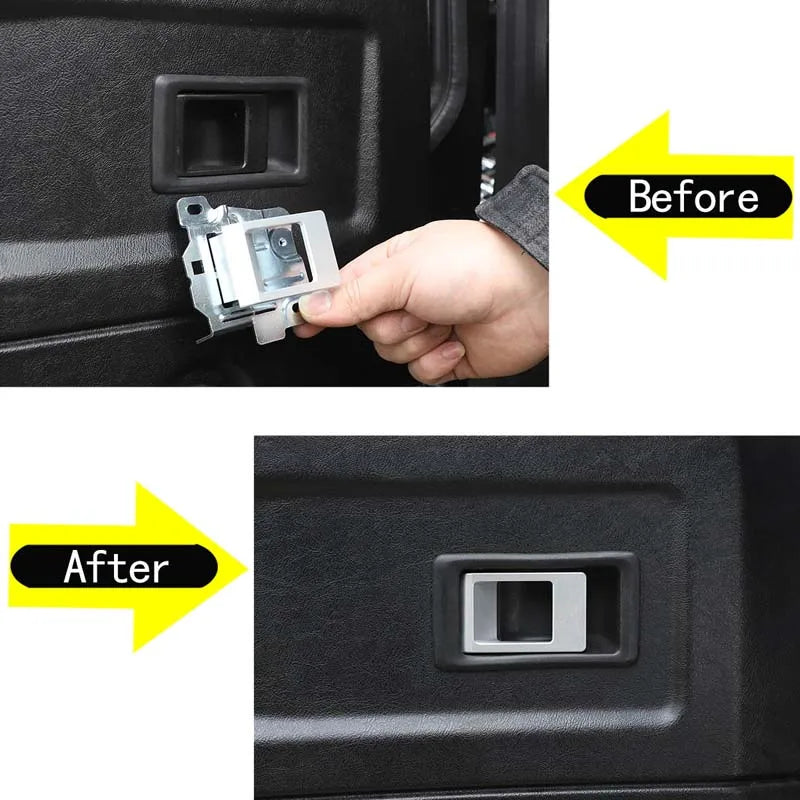 Kryt misky dveří z hliníkové slitiny stříbrný pro Defender 90 110