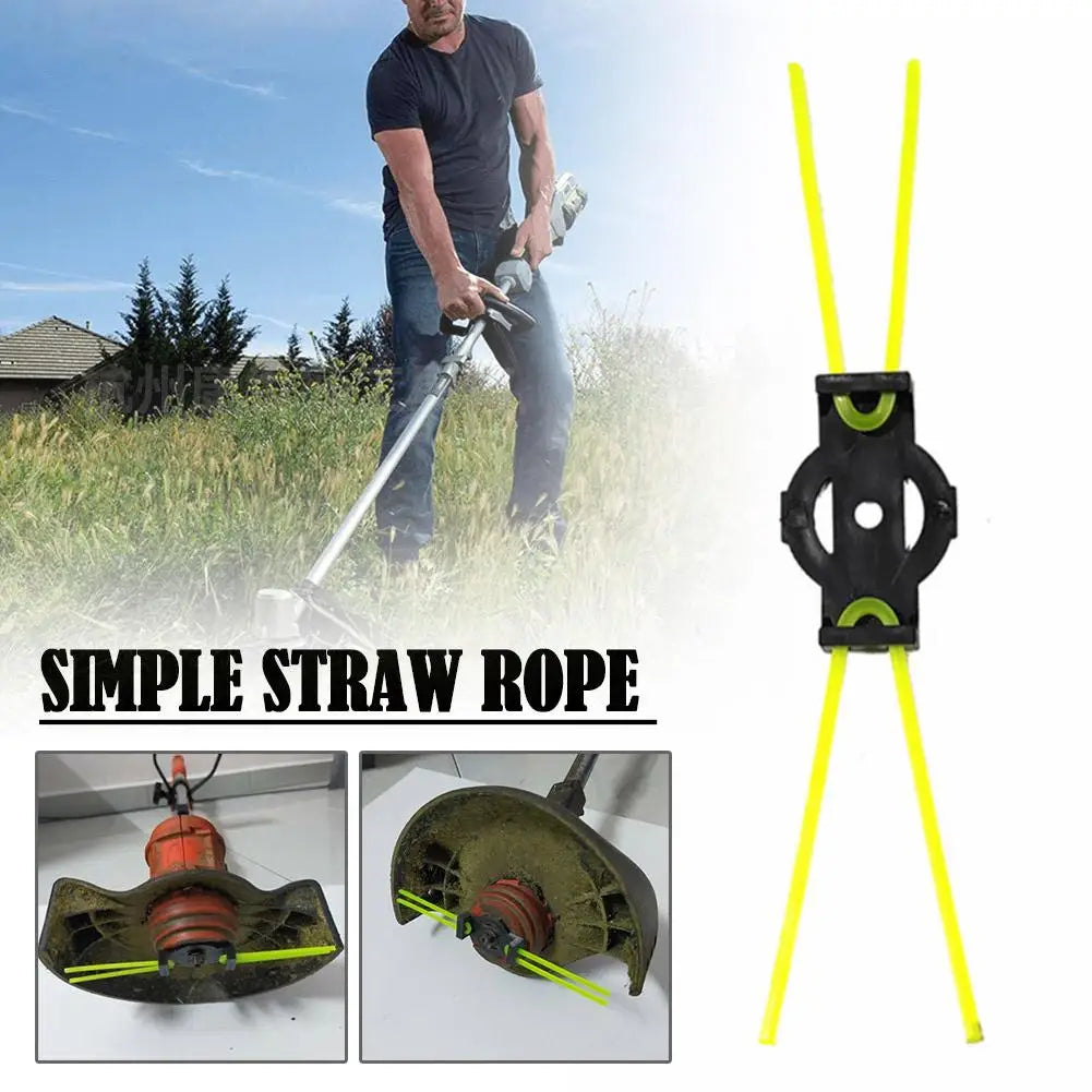 Simple Straw Rope Mower Head &ndash; Wear-Resistant Outdoor Garden Accessory