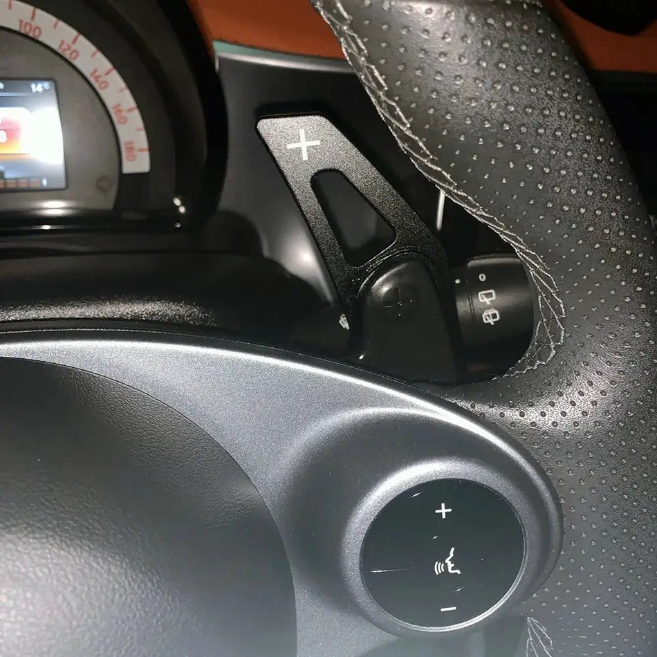 Aluminum Alloy Shifter Paddle Extensions For Mercedes-Benz Smart 451 453 by InterCyprus Trading Ltd