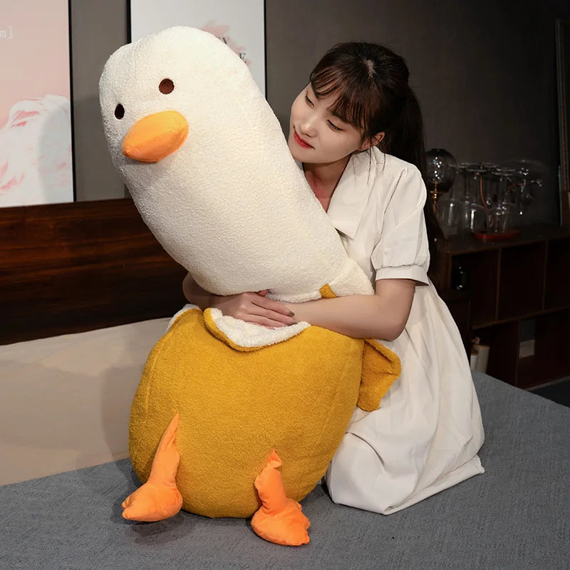 Cute Long Strip Banana Duck Plush Toy