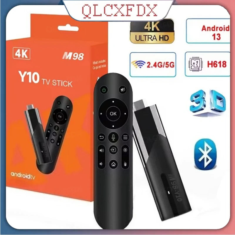 M98 Y10 TV Stick &ndash; 4K HDR10 Android 13 Quad Core Performance