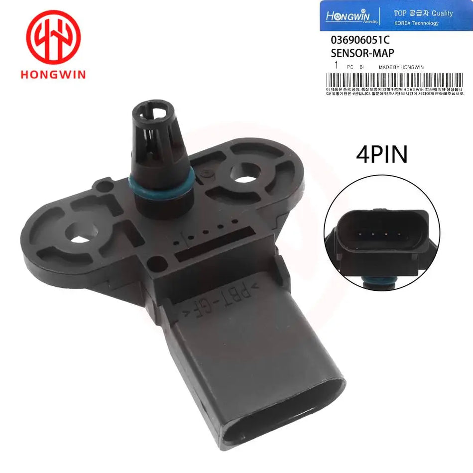 Snímač MAP pro Audi A4 A5 A6 A8 Q7 R8, VW Passat 2000-2005