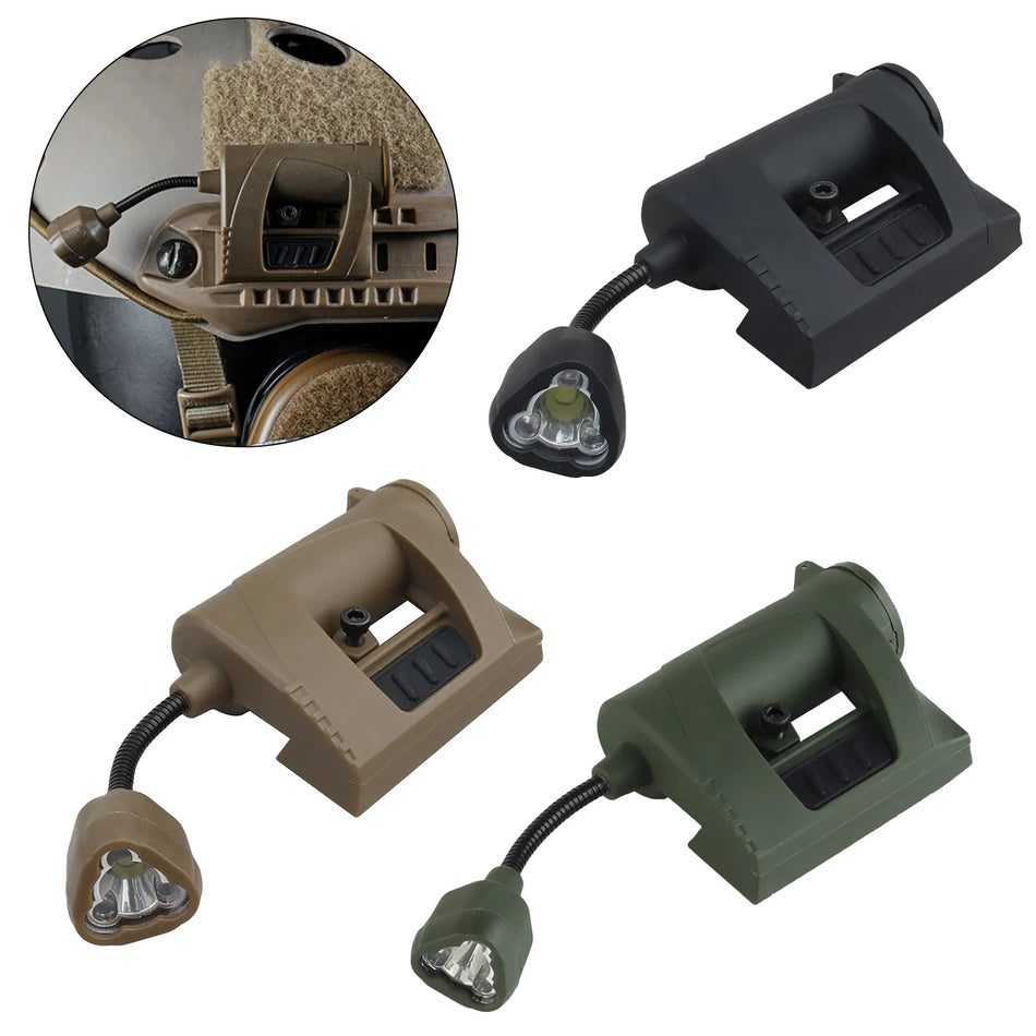 Taktična čelada z infrardečim laserjem in LED svetilko za airsoft