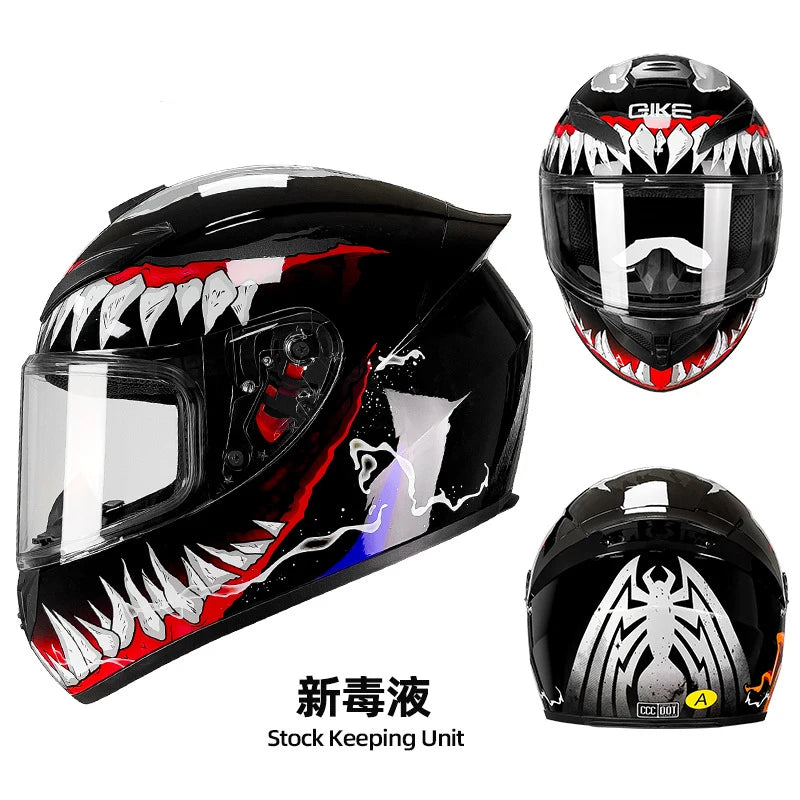 FML Unisex Full Face Bluetooth Motorcycle Helmet 7 / M