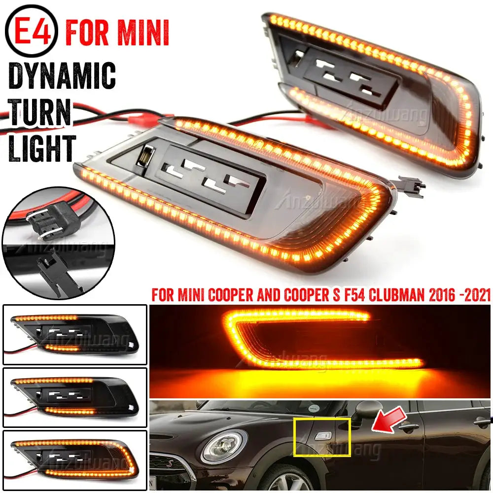 LED Sequential Turn Signal Lights for Mini Cooper F54 Clubman by InterCyprus Trading Ltd